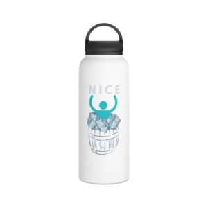 Stainless Steel Water Bottle, Handle Lid